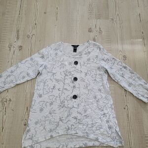 Ali Miles Floral Long Sleeve Top
